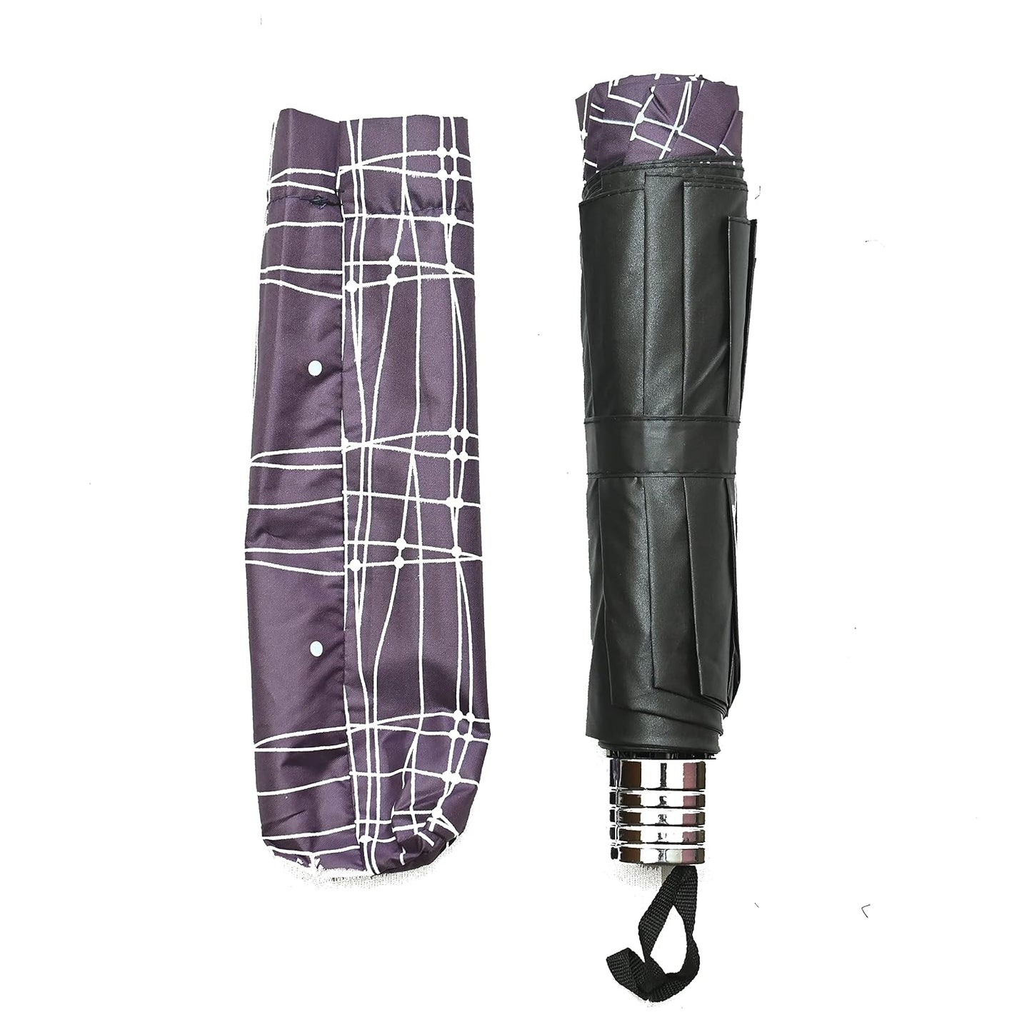 Casual Print 3 Fold Anti-UV/Rain Umbrella,Pack Of 1