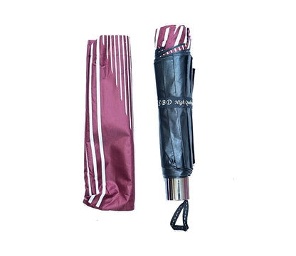 Printed 3 Folding Anti-Uv Sun/Rain Womens Compact Umbrella, Pack of 1