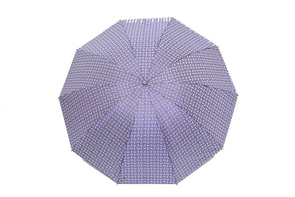 Printed 3 Folding Anti-Uv Sun/Rain Women Compact Umbrella, Pack of 1