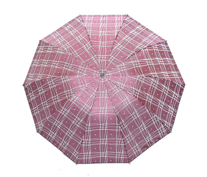 Casual Print 3 Fold Anti-UV/Rain Umbrella,Pack Of 1