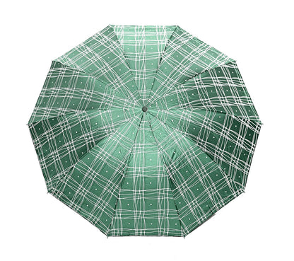 Casual Print 3 Fold Anti-UV/Rain Umbrella,Pack Of 1
