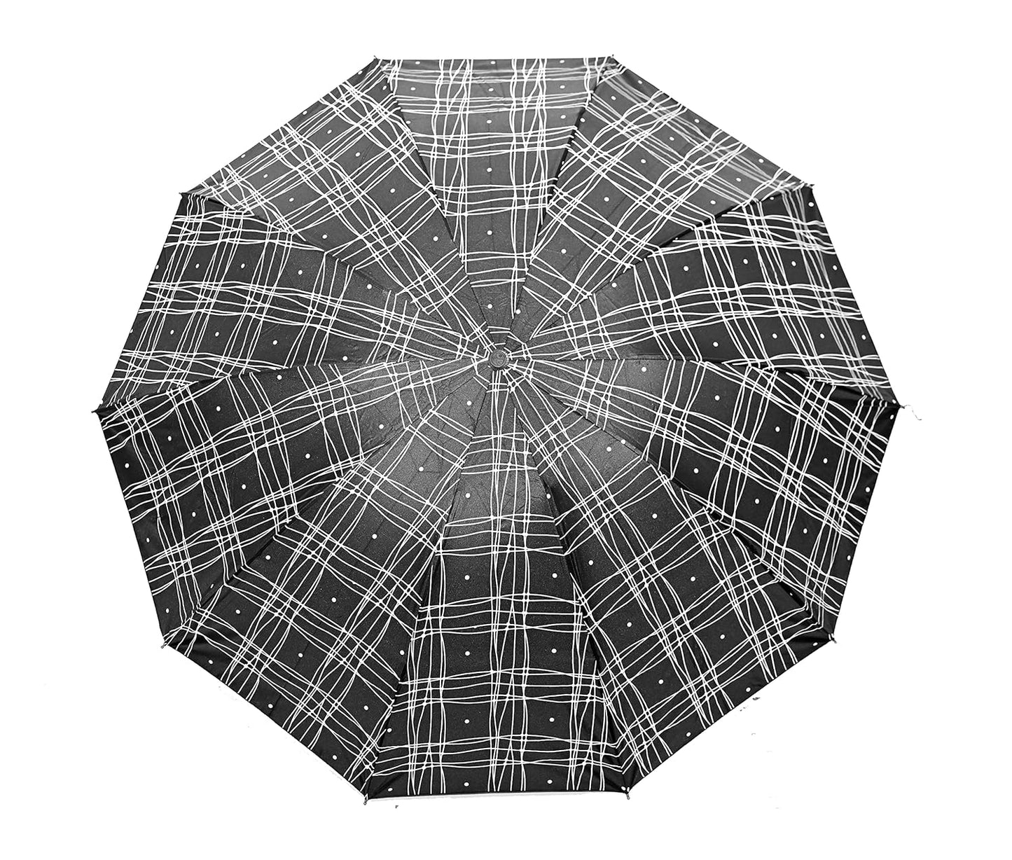 Casual Print 3 Fold Anti-UV/Rain Umbrella,Pack Of 1