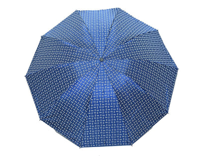 Printed 3 Folding Anti-Uv Sun/Rain Women Compact Umbrella, Pack of 1