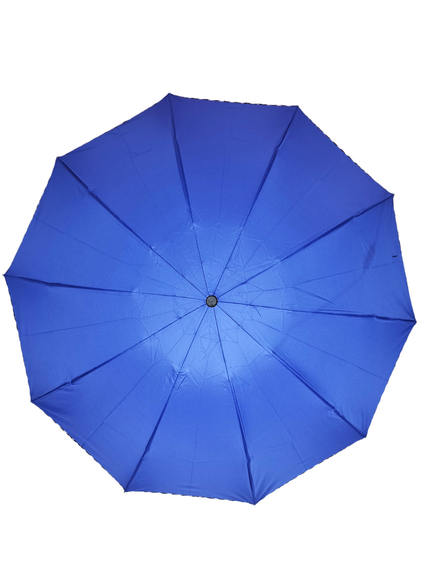 Solid Color Pipine 3 Folding Anti-UV Protection & Dome Shape Sun/Rain Umbrella (Pack of 1)