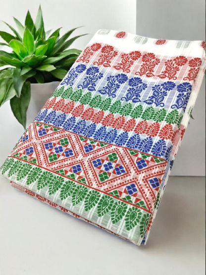 embroidered mekhela chador