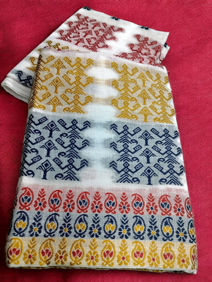 Mulicoloured Buwa 100% Premium Cotton-Dark Blue