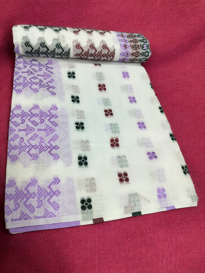 Mulicoloured Buwa 100% Premium Cotton-Maroon
